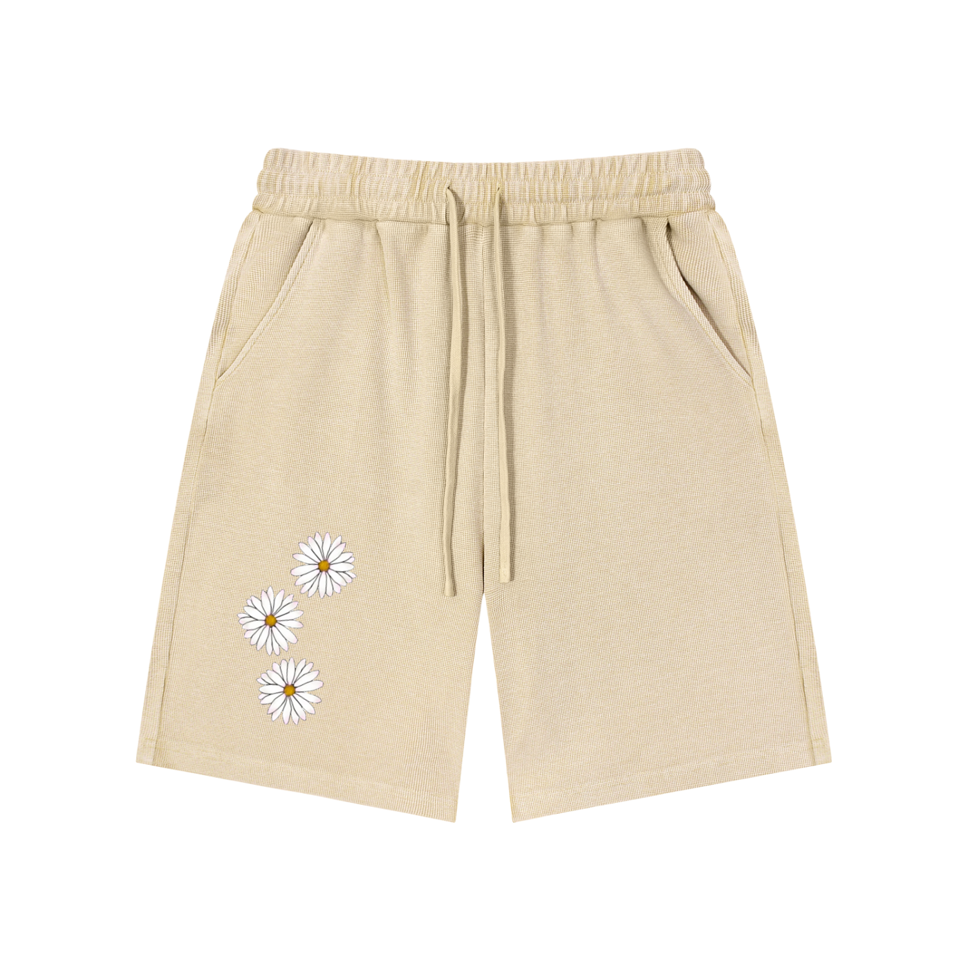 Shorts,Summer,Washed,Mineral wash waffle,Knit shorts ,Vedoy Collective ,Flower Collection ,Flowers,Flower print,Floral