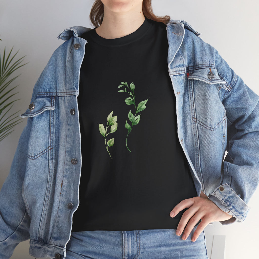 Vedoy Collective Unisex Heavy Cotton T-shirt - Leaf Collection