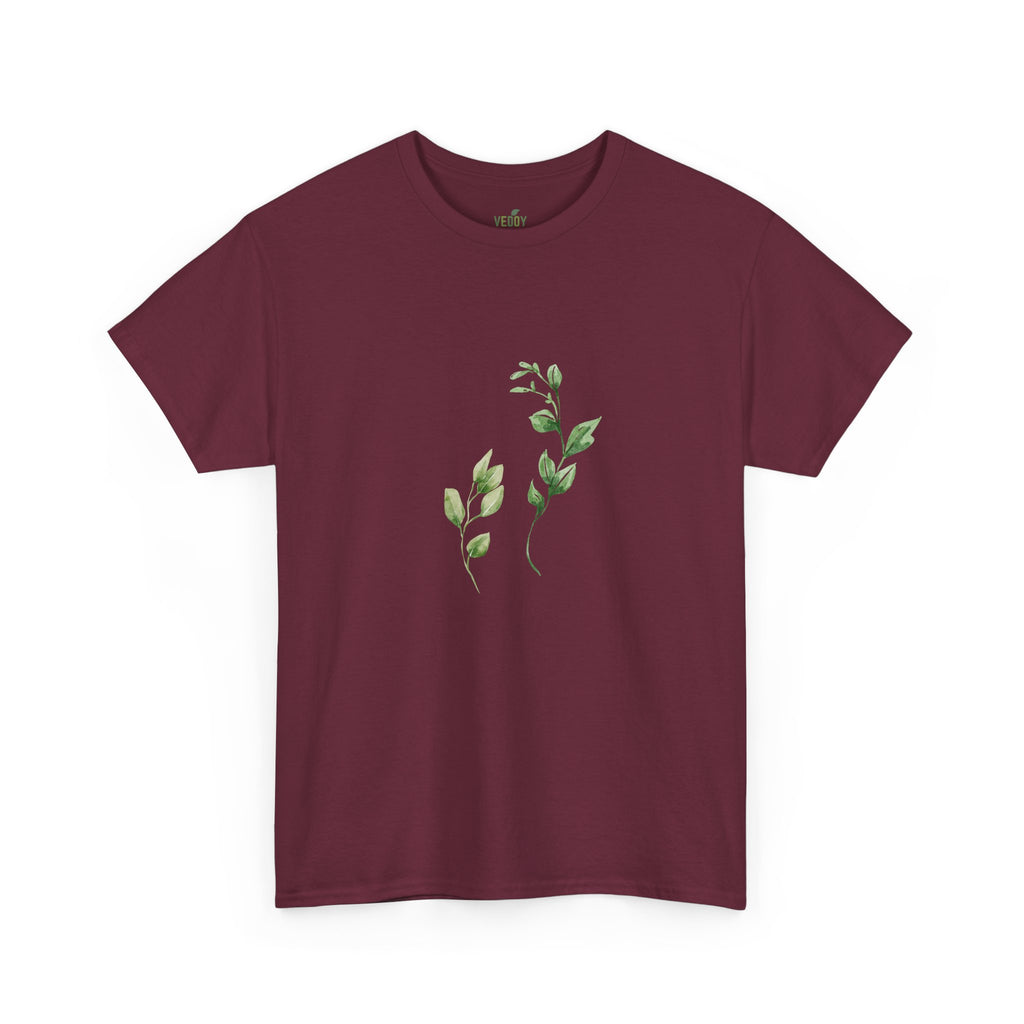Vedoy Collective Unisex Heavy Cotton T-shirt - Leaf Collection