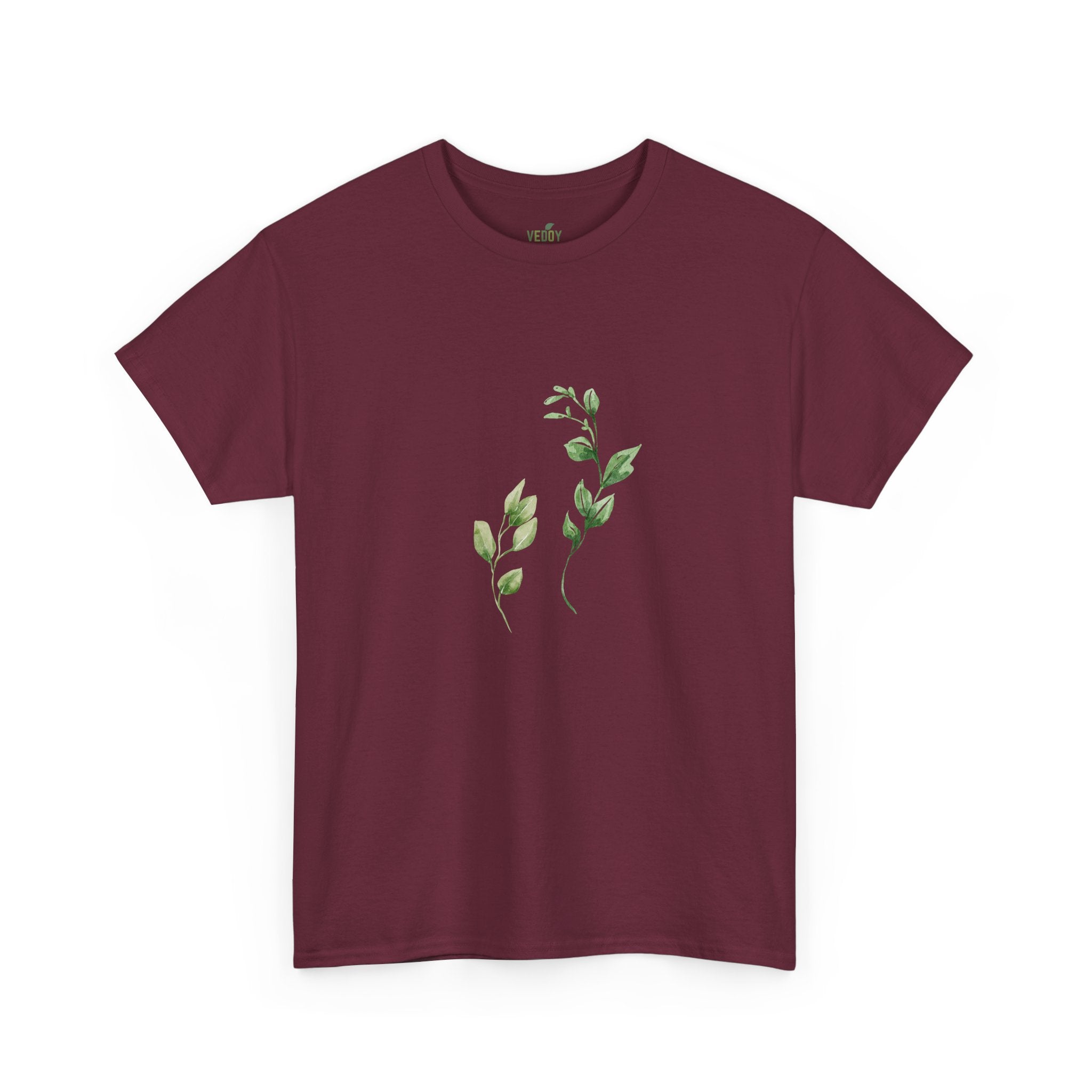 Vedoy Collective Unisex Heavy Cotton T-shirt - Leaf Collection