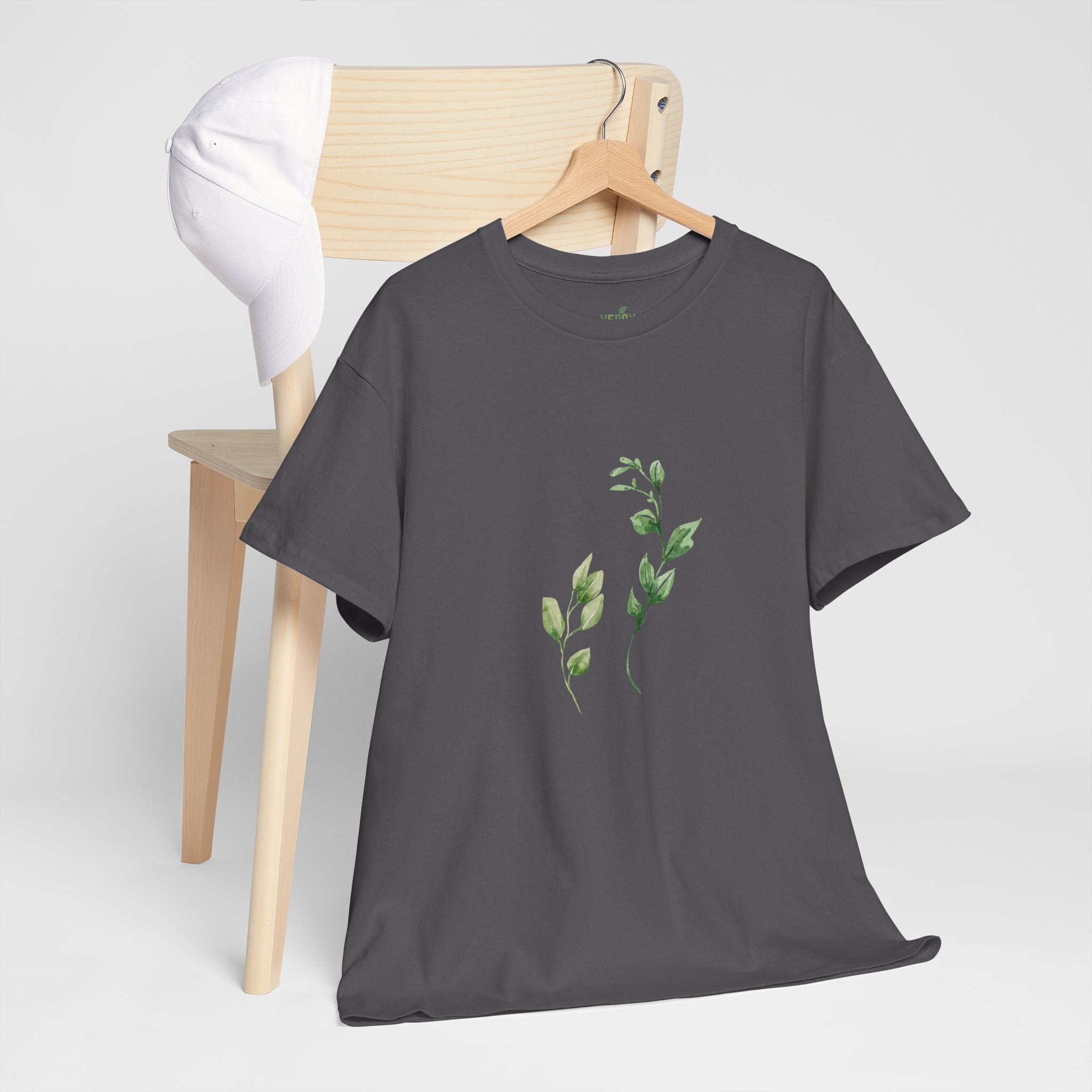 Vedoy Collective Unisex Heavy Cotton T-shirt - Leaf Collection