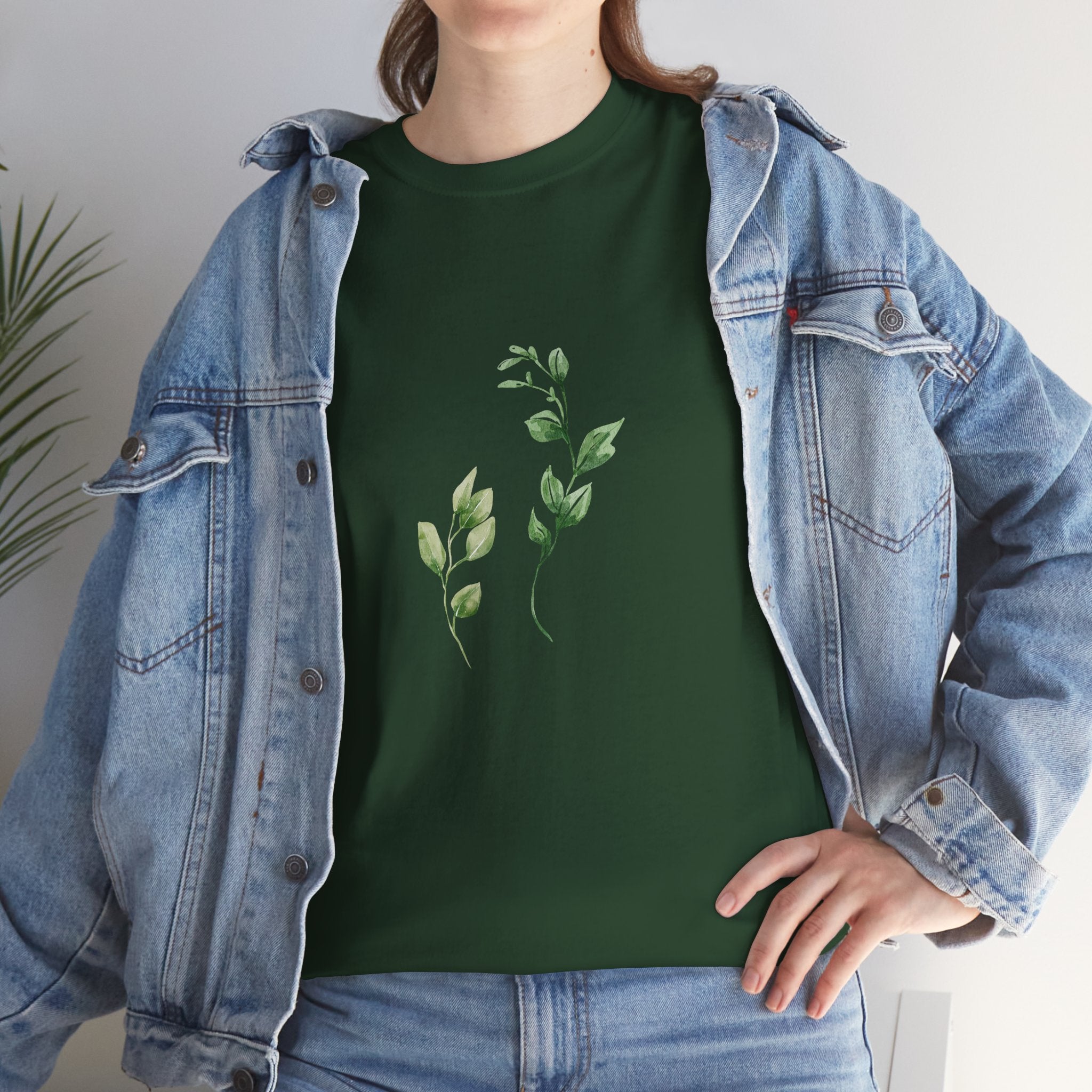 Vedoy Collective Unisex Heavy Cotton T-shirt - Leaf Collection