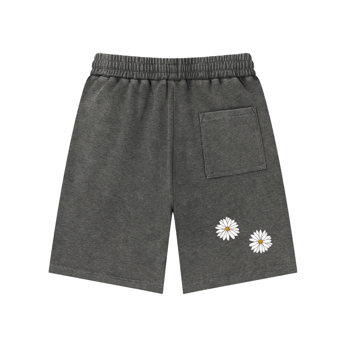 Shorts,Summer,Washed,Mineral wash waffle,Knit shorts ,Vedoy Collective ,Flower Collection ,Flowers,Flower print,Floral