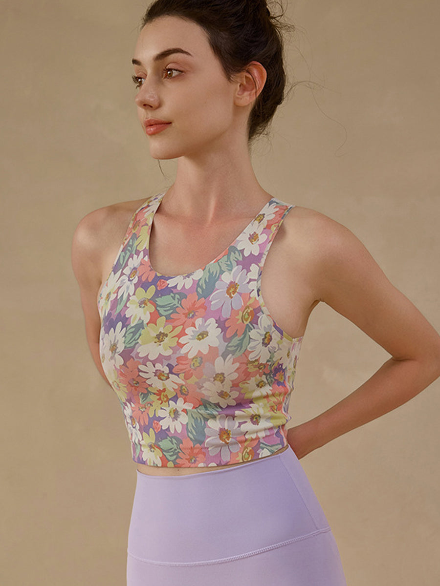 Floral Bliss Crop Top-0