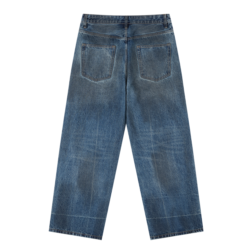 Vedoy Collective ,Jeans,Vintage,Baggy,Wash,Denim,Blue,Pants,Bukser,Olabukser 