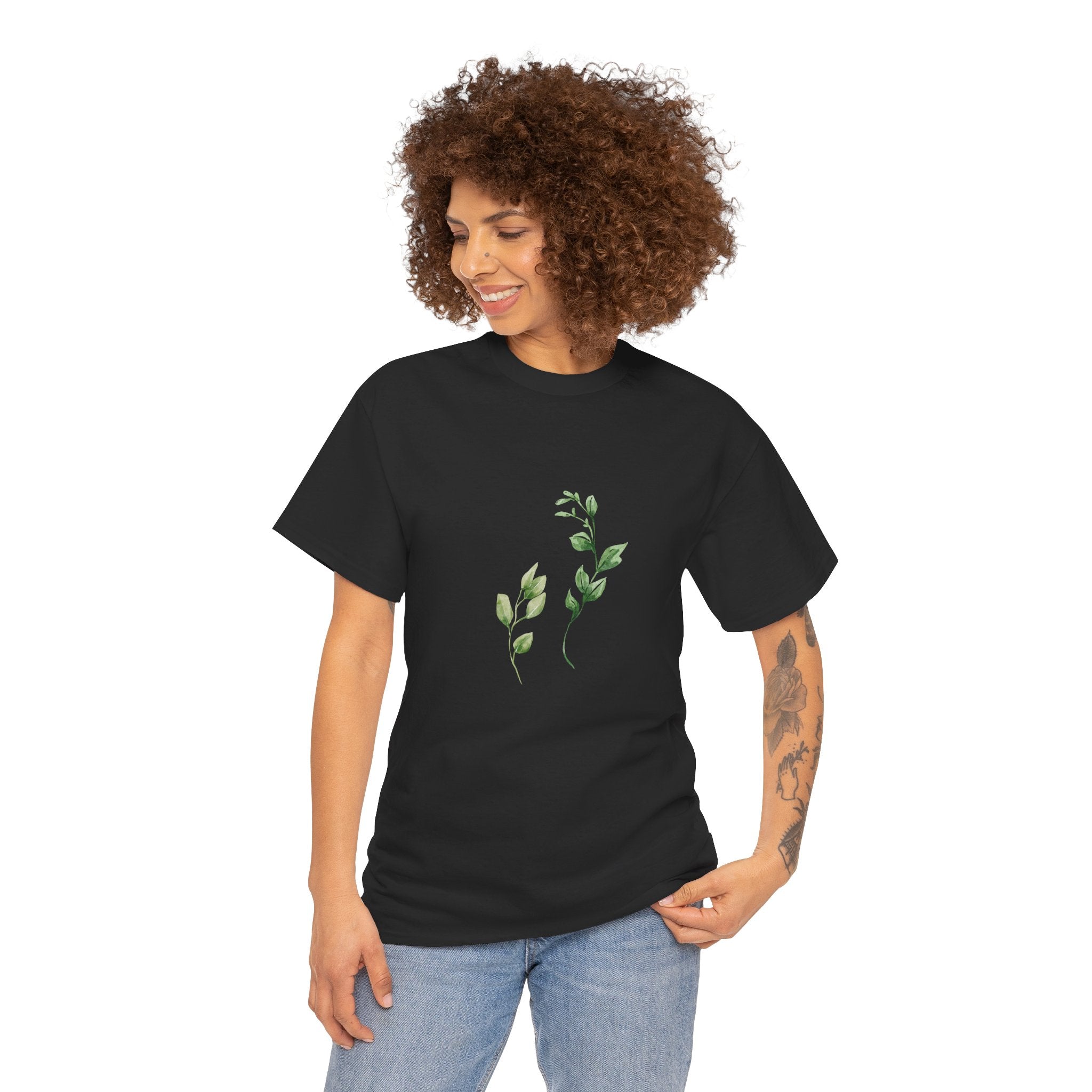 Vedoy Collective Unisex Heavy Cotton T-shirt - Leaf Collection