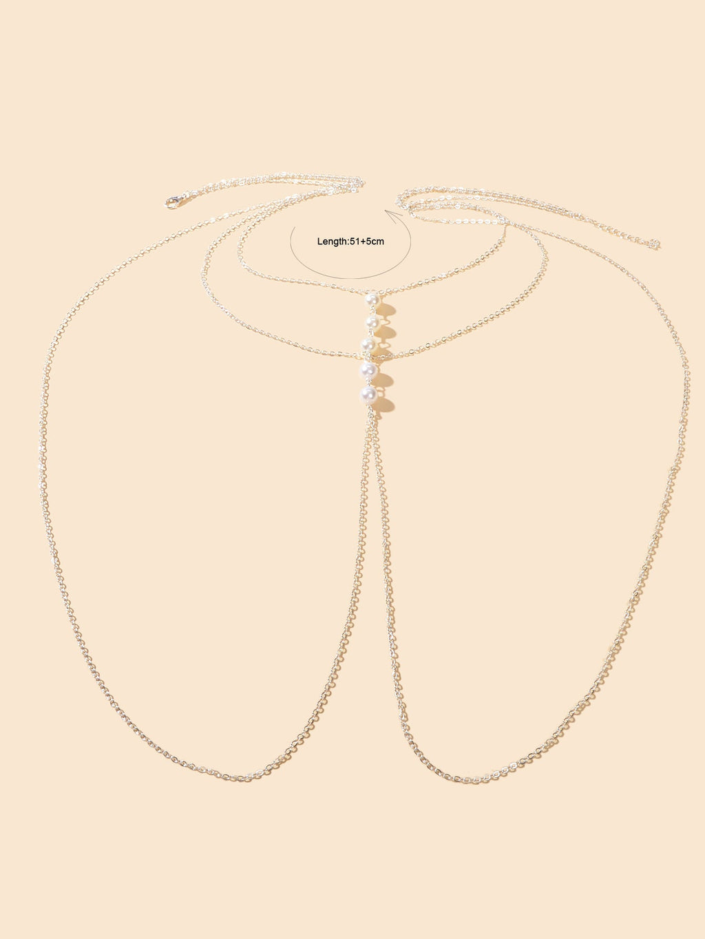 Gold Silver Body Chain with Layered Bra Chains Bikini Nightclub Body Jewellery-2