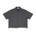 Shirt,Vedoy Collective ,Skjorte,Striped,Stripete,White,Black,Cotton,Comfort ,Comfortable 