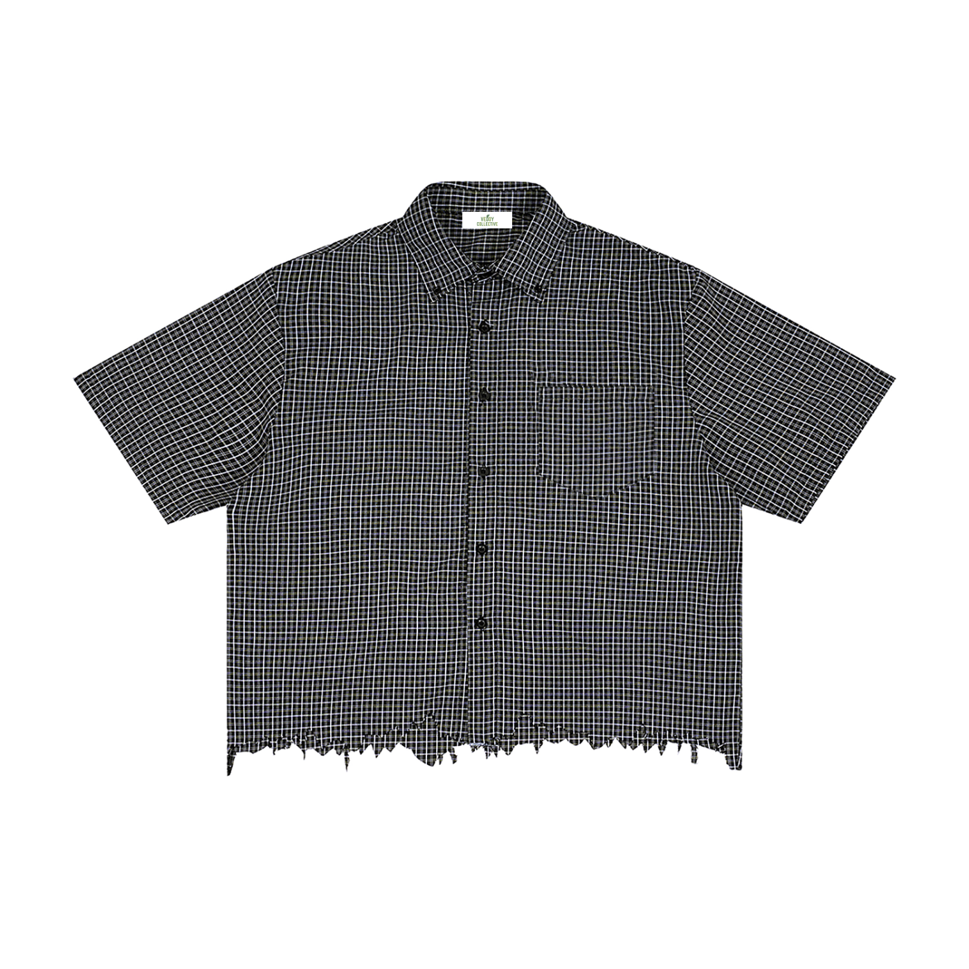 Shirt,Vedoy Collective ,Skjorte,Striped,Stripete,White,Black,Cotton,Comfort ,Comfortable 
