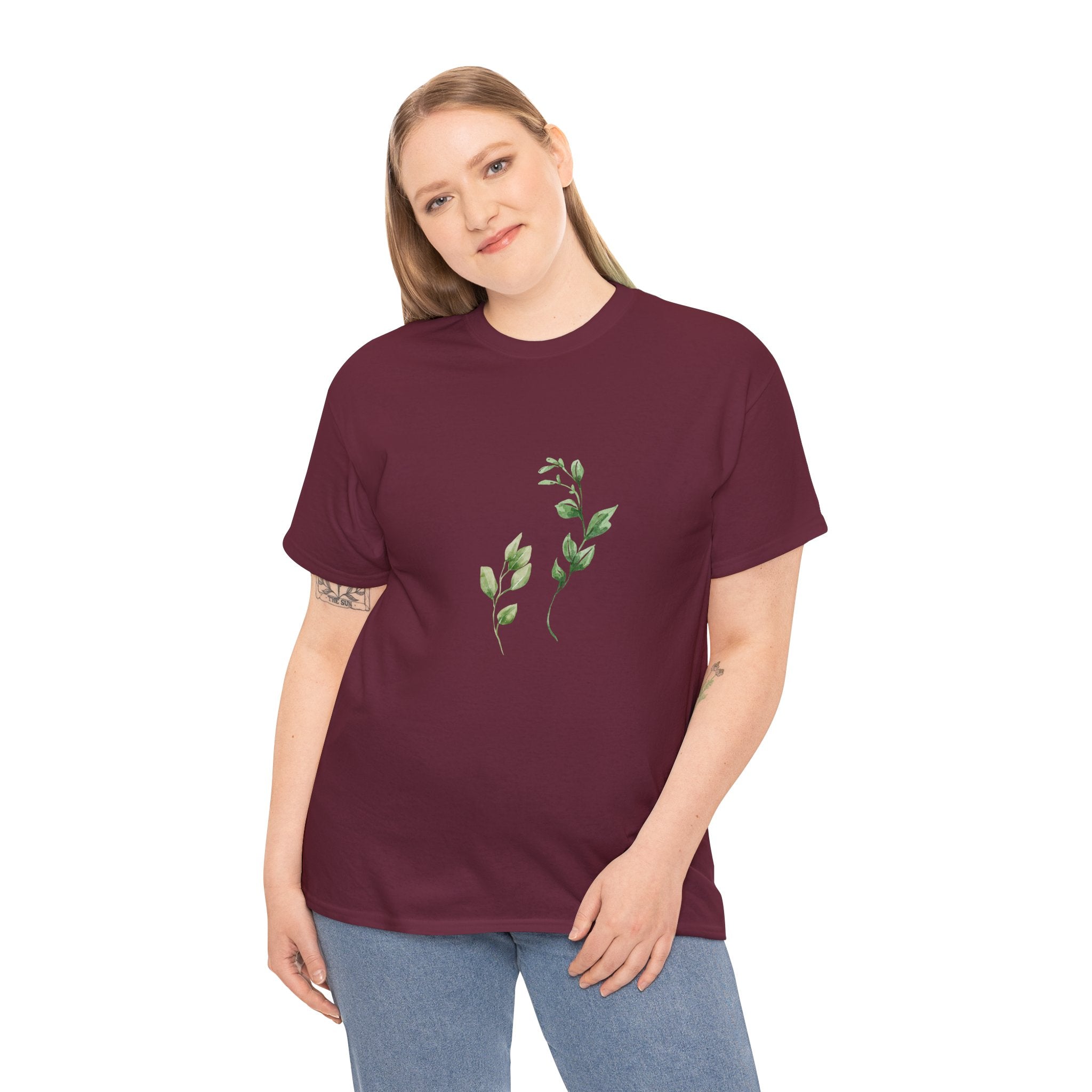 Vedoy Collective Unisex Heavy Cotton T-shirt - Leaf Collection
