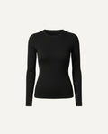 Merino Wool Longsleeve - Black-0