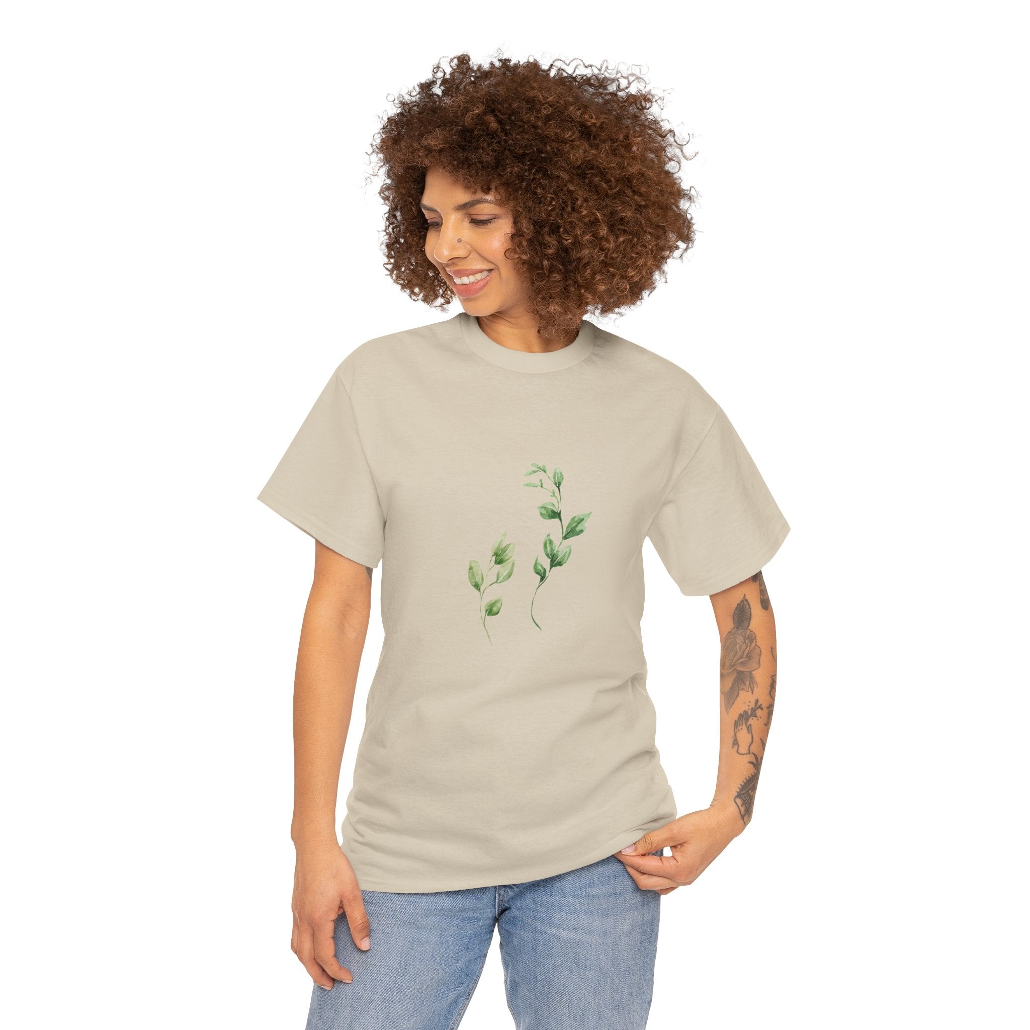 Vedoy Collective Unisex Heavy Cotton T-shirt - Leaf Collection