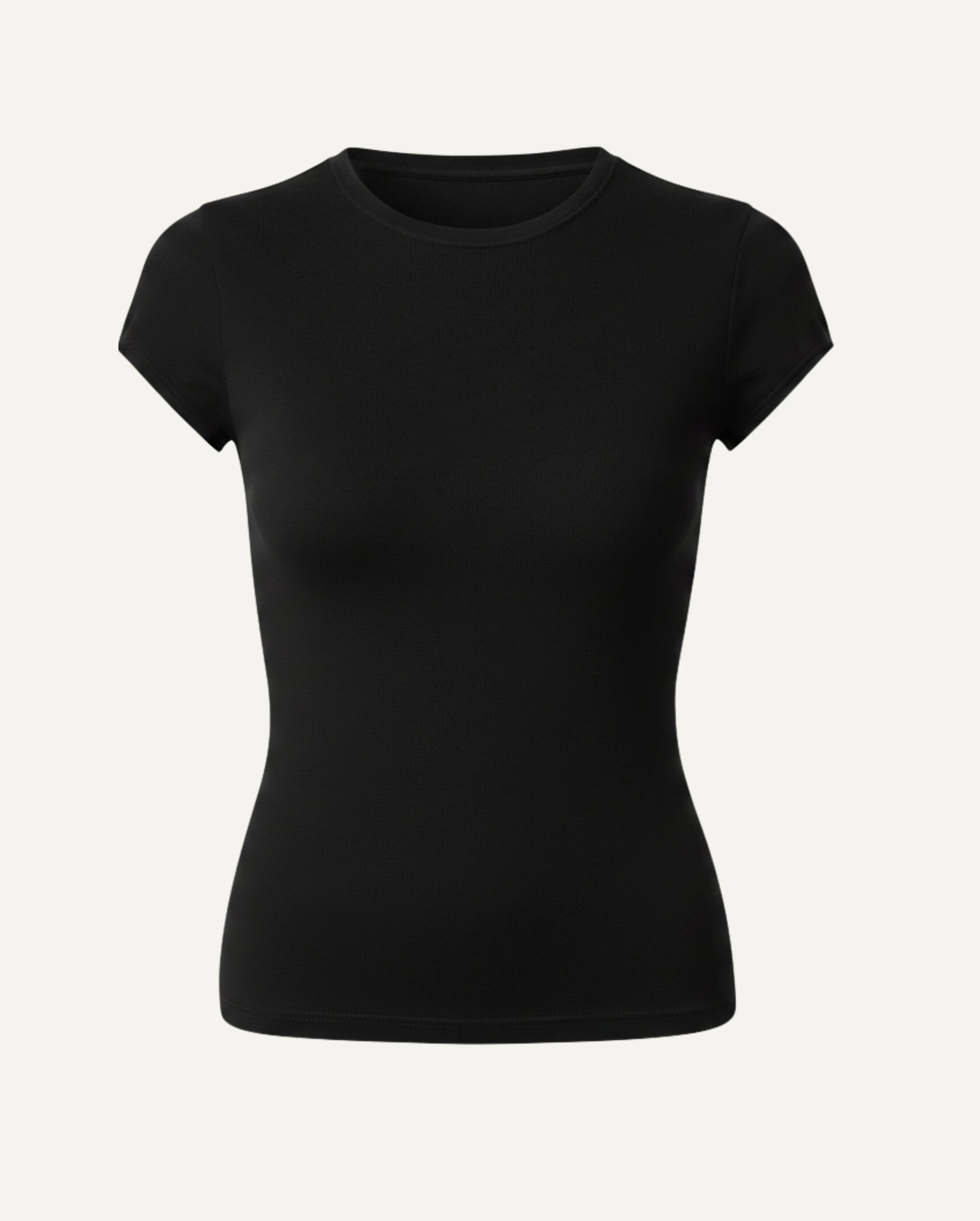 Merino Wool T-Shirt - Black