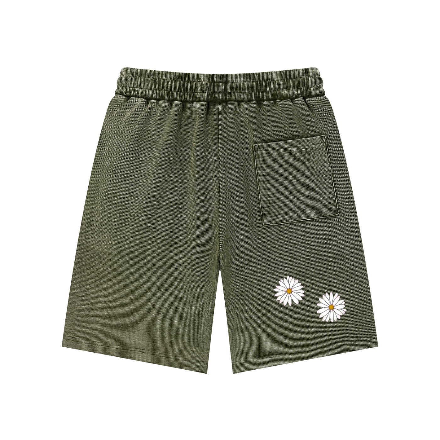 Shorts,Summer,Washed,Mineral wash waffle,Knit shorts ,Vedoy Collective ,Flower Collection ,Flowers,Flower print,Floral