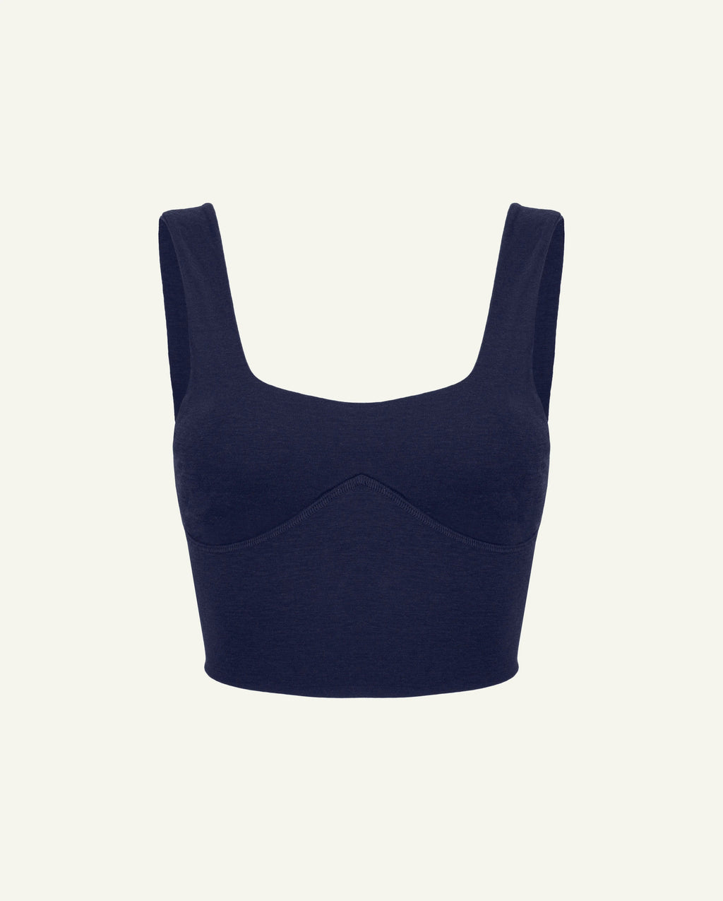 Merino Wool Sports Bra - Dark Blue-0