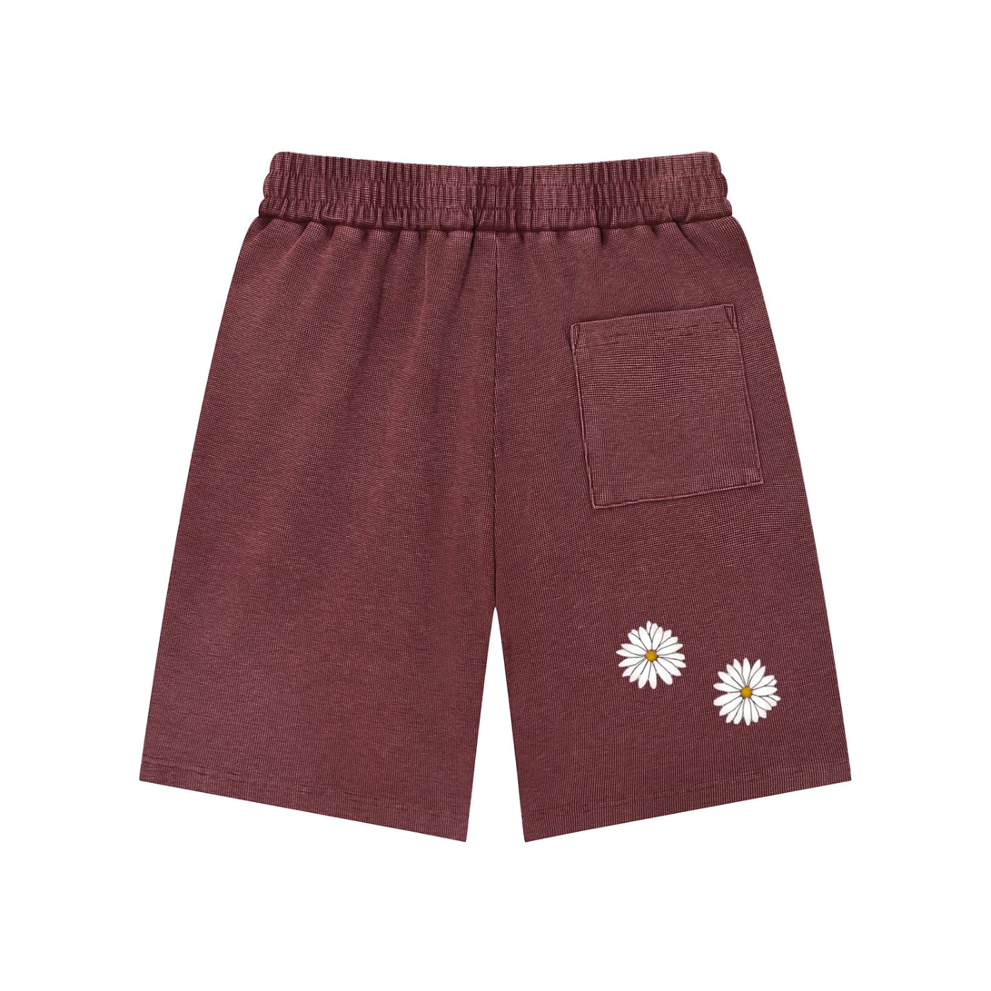 Shorts,Summer,Washed,Mineral wash waffle,Knit shorts ,Vedoy Collective ,Flower Collection ,Flowers,Flower print,Floral