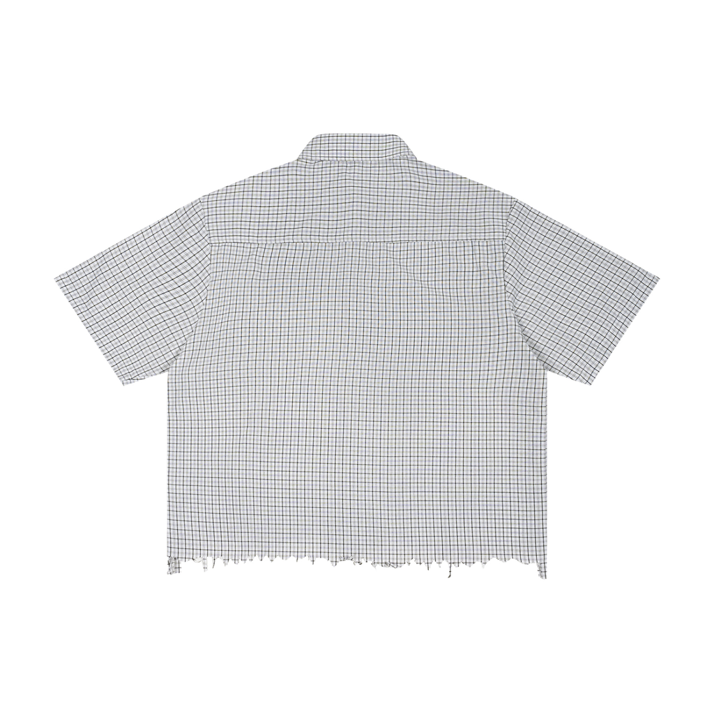 Shirt,Vedoy Collective ,Skjorte,Striped,Stripete,White,Black,Cotton,Comfort ,Comfortable 