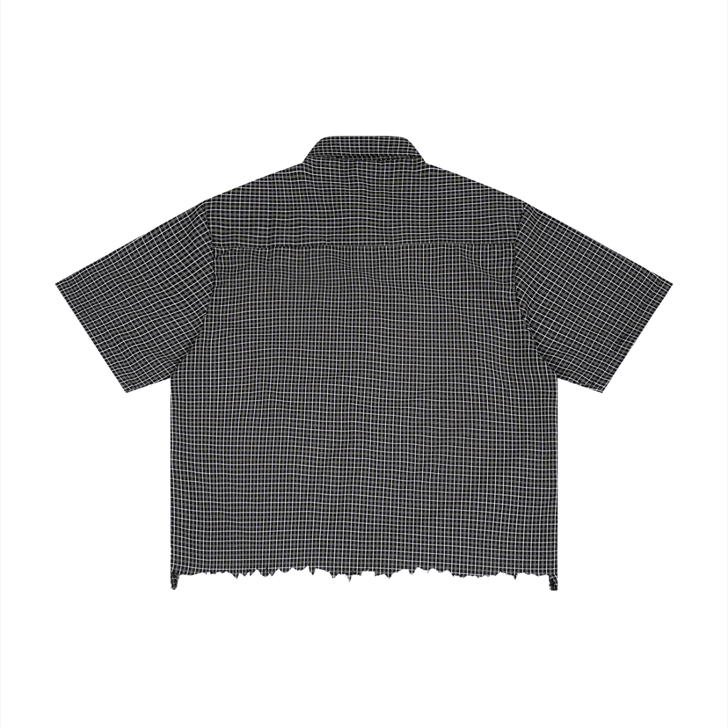 Shirt,Vedoy Collective ,Skjorte,Striped,Stripete,White,Black,Cotton,Comfort ,Comfortable 