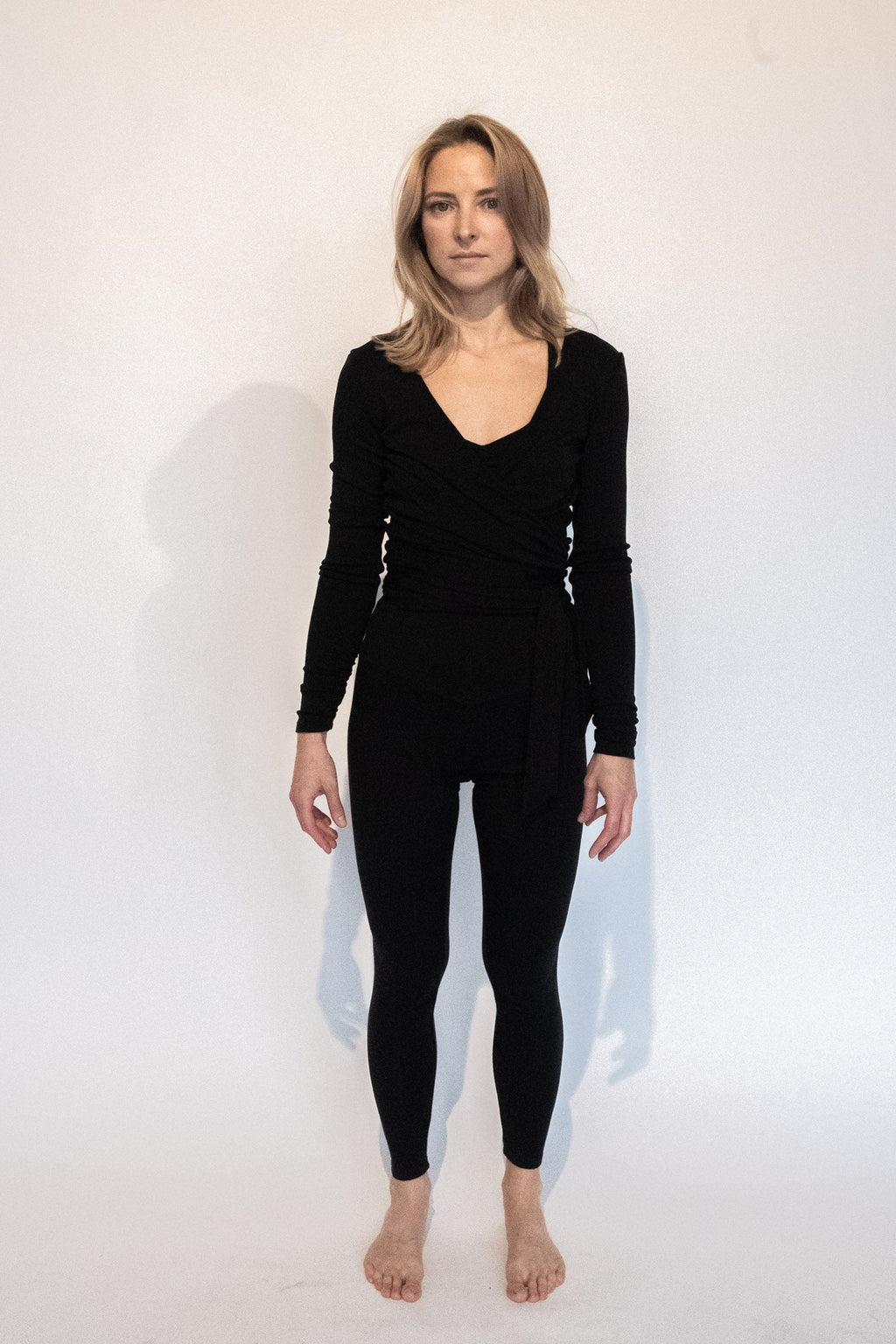 Women's Organic Cotton Ballerina Wrap | Reversible Statement Top-4