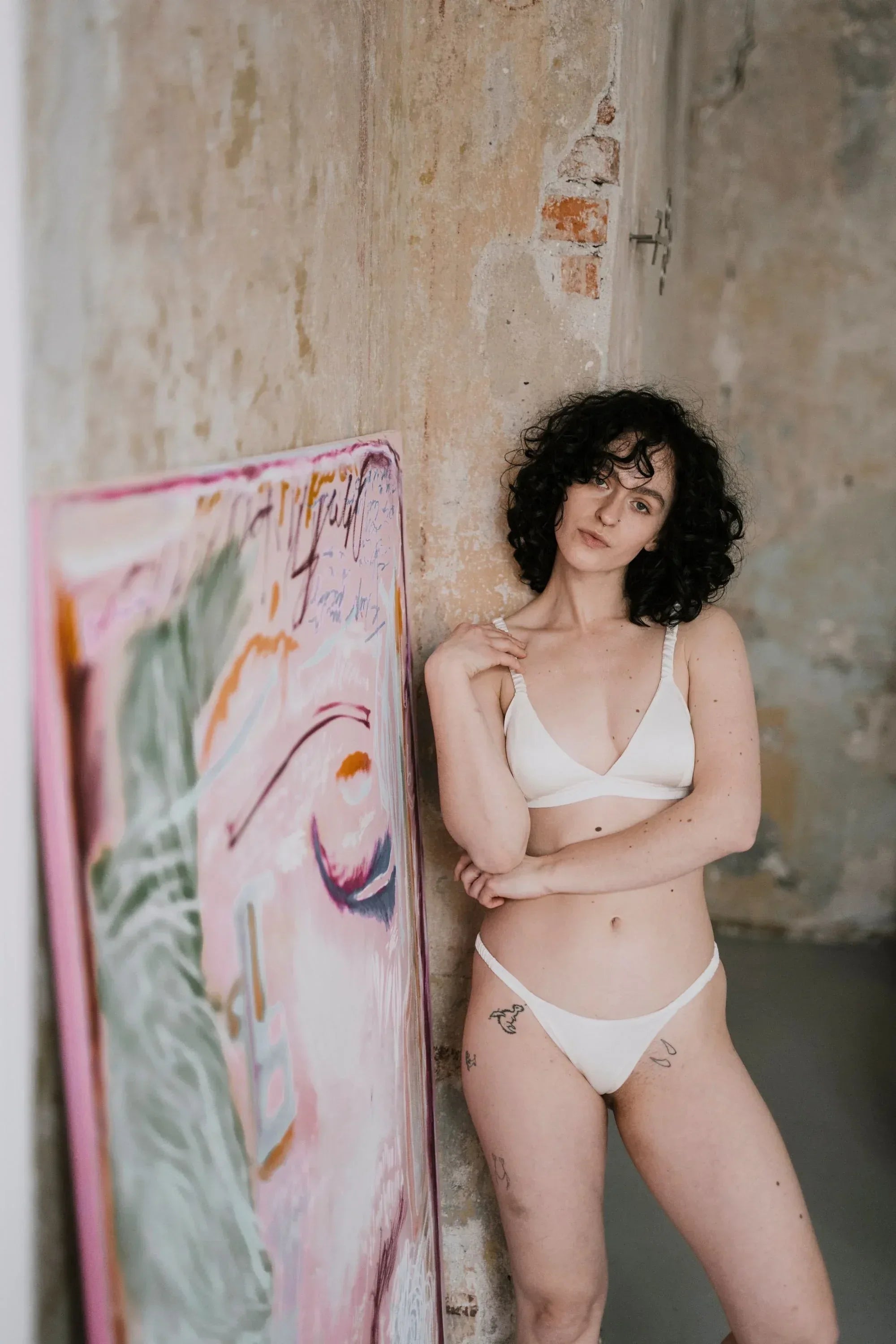 Silk Brazilian Briefs – White-2