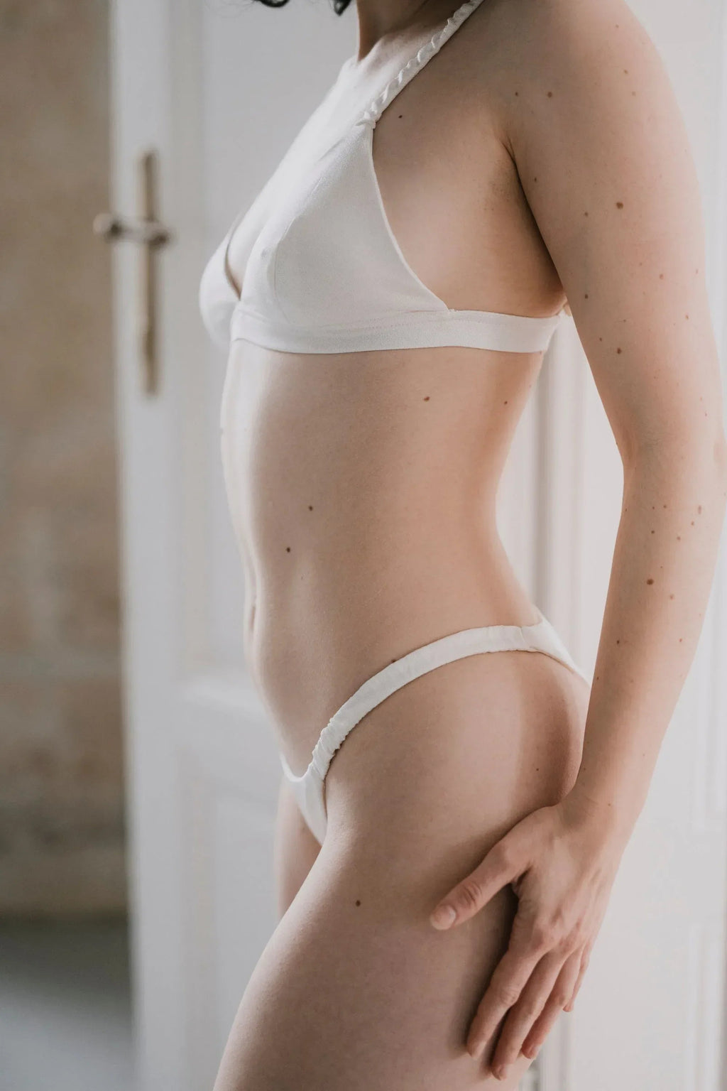 Silk Brazilian Briefs – White-4