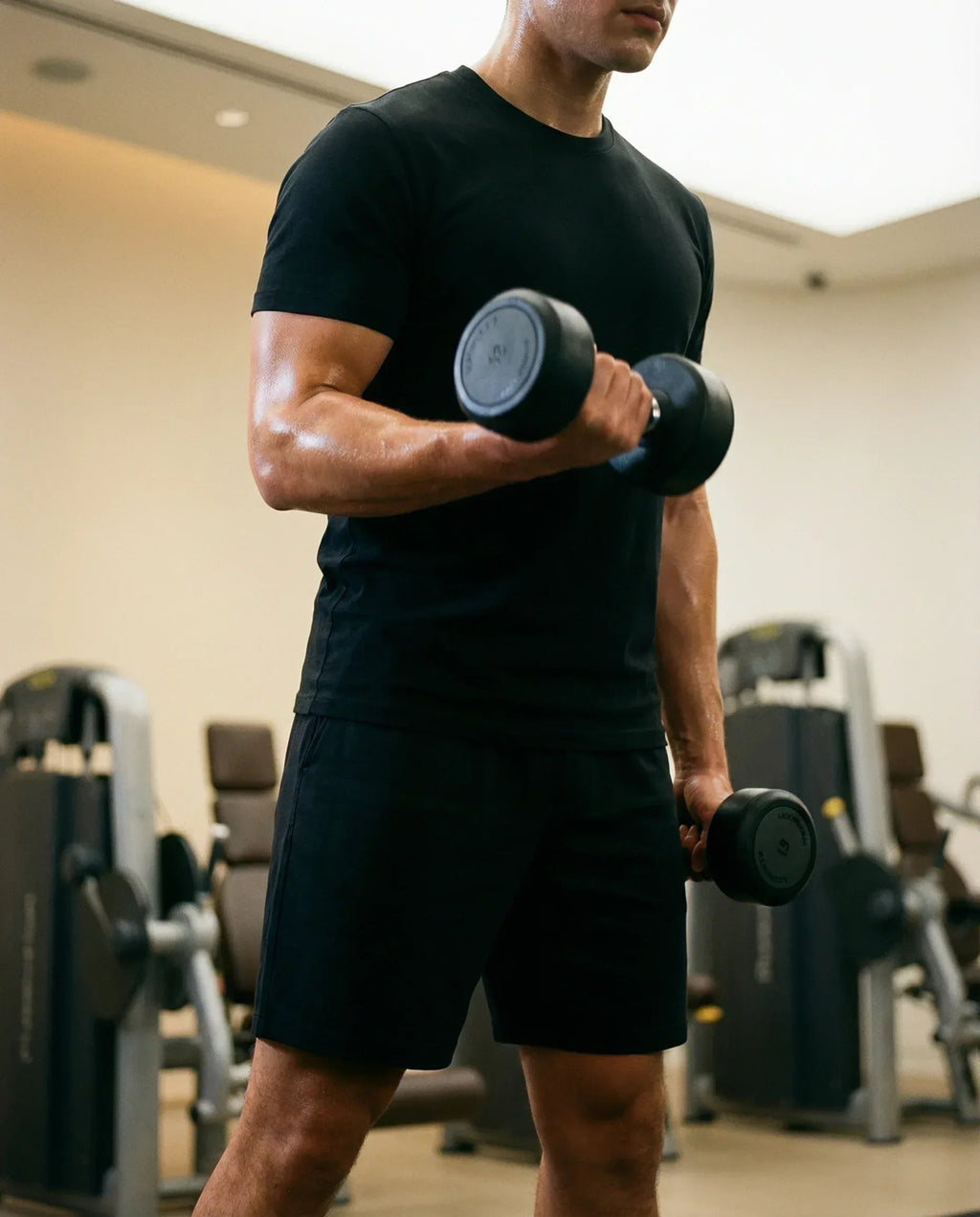 Men's Merino Wool Shorts – Black | Non-Toxic Gym Shorts-3