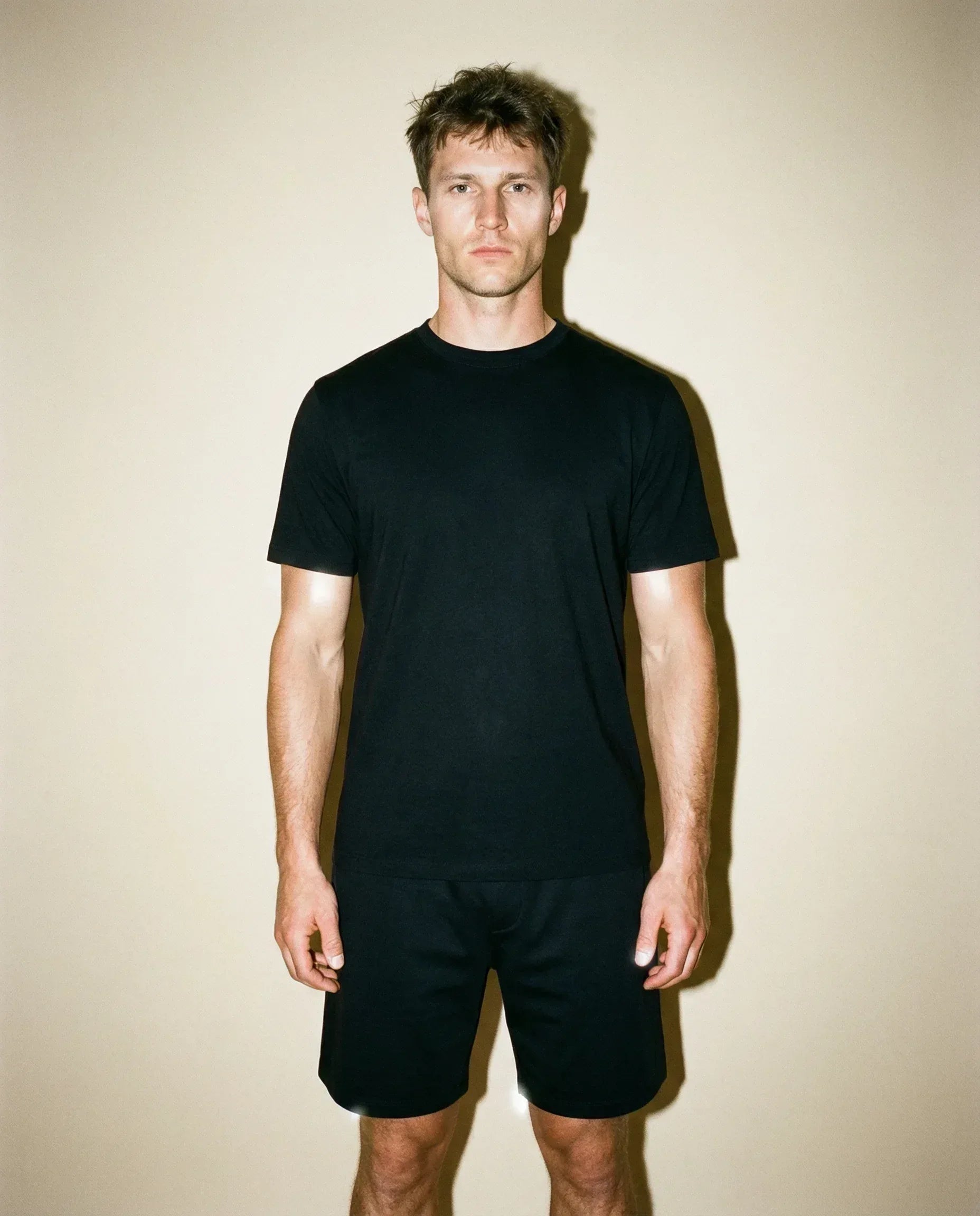 Men's Merino Wool Shorts – Black | Non-Toxic Gym Shorts-2