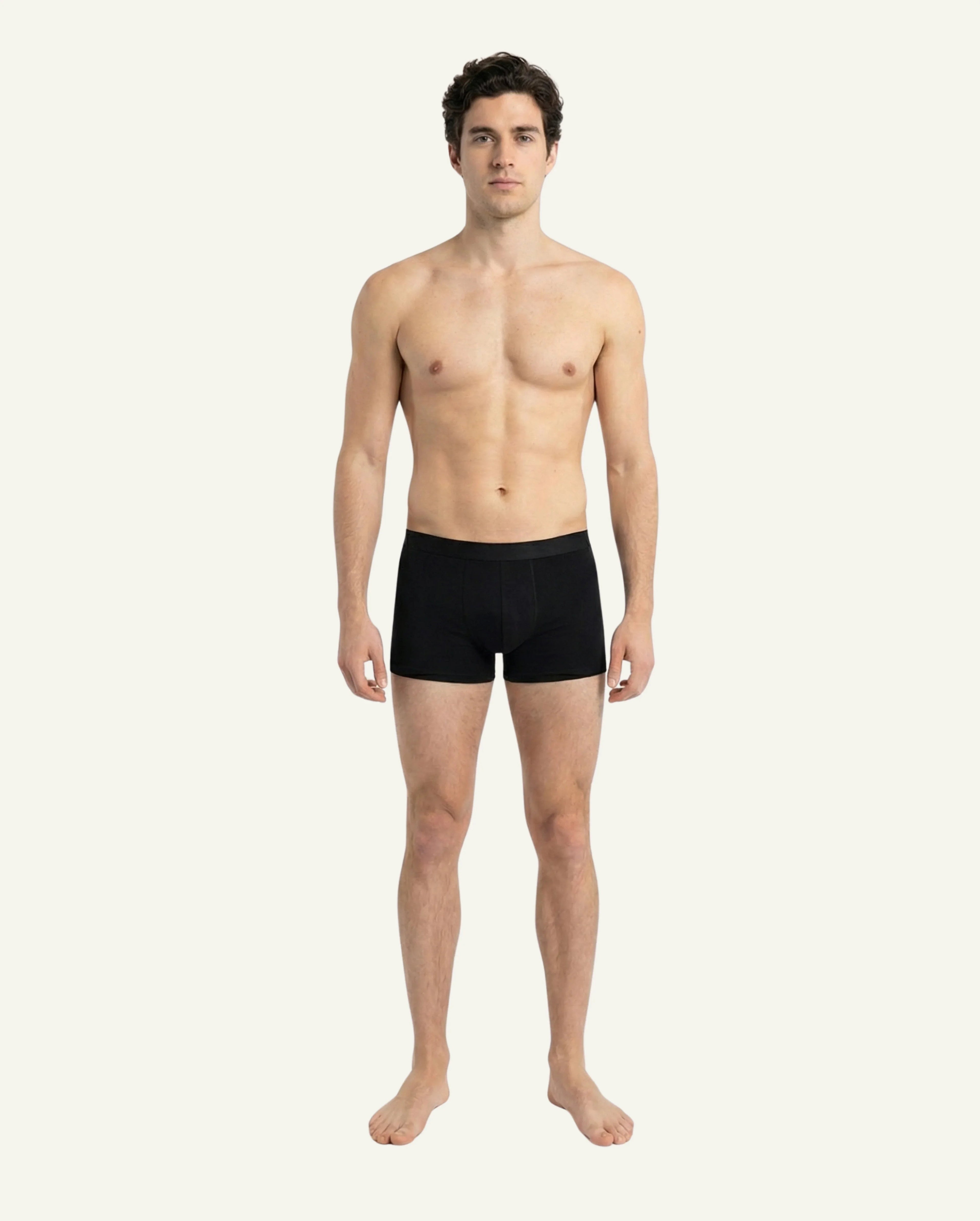Men's Merino Wool Boxer Briefs | Breathable Natural Trunks-3