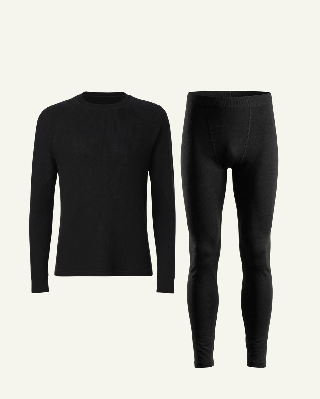 Men's Merino Wool Base Layer Set | Longsleeve + Long Johns-0