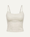 Organic Cotton & Linen Cami Top — GOTS Certified, Plastic-Free Sleepwear-0