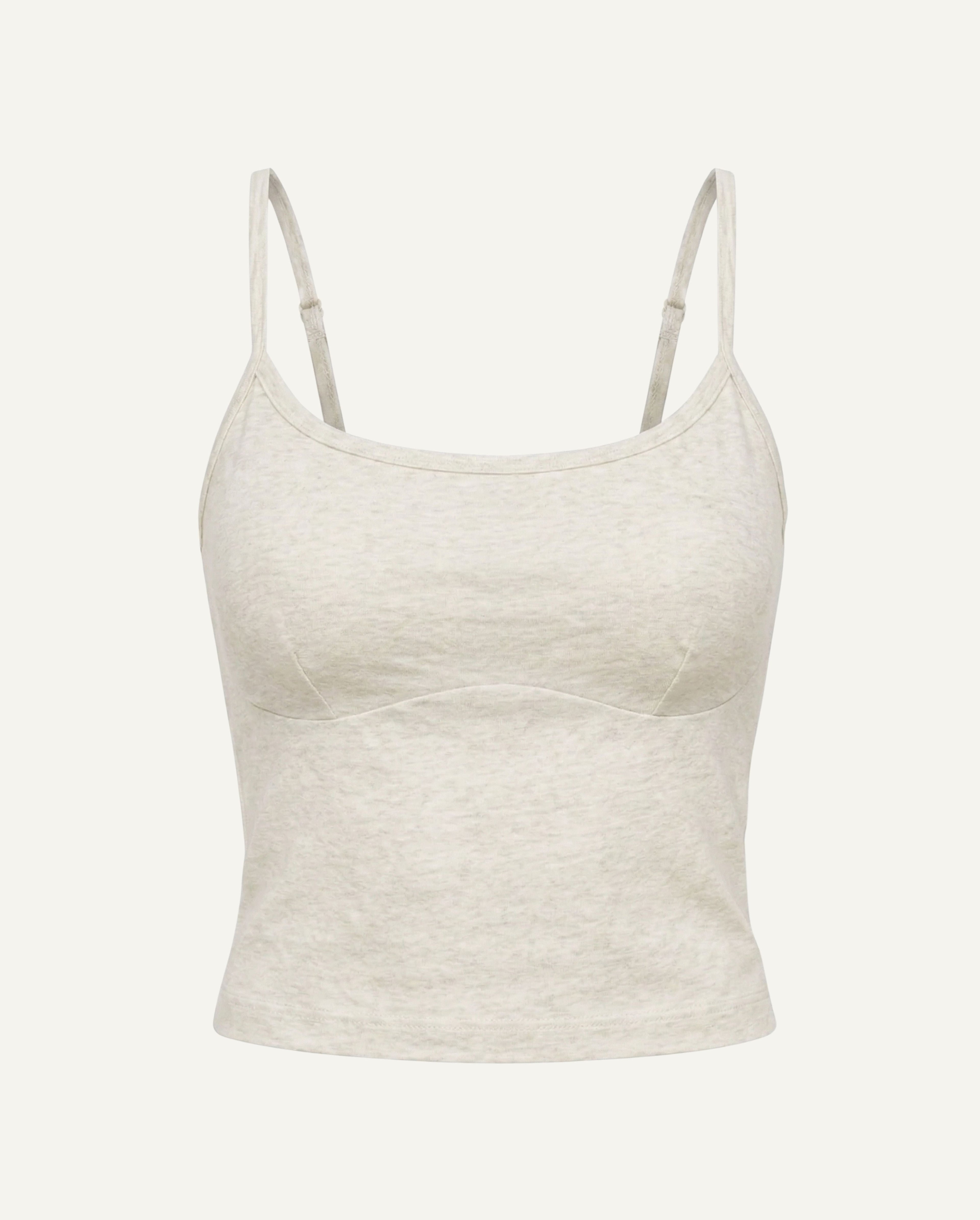 Organic Cotton & Linen Cami Top — GOTS Certified, Plastic-Free Sleepwear-0