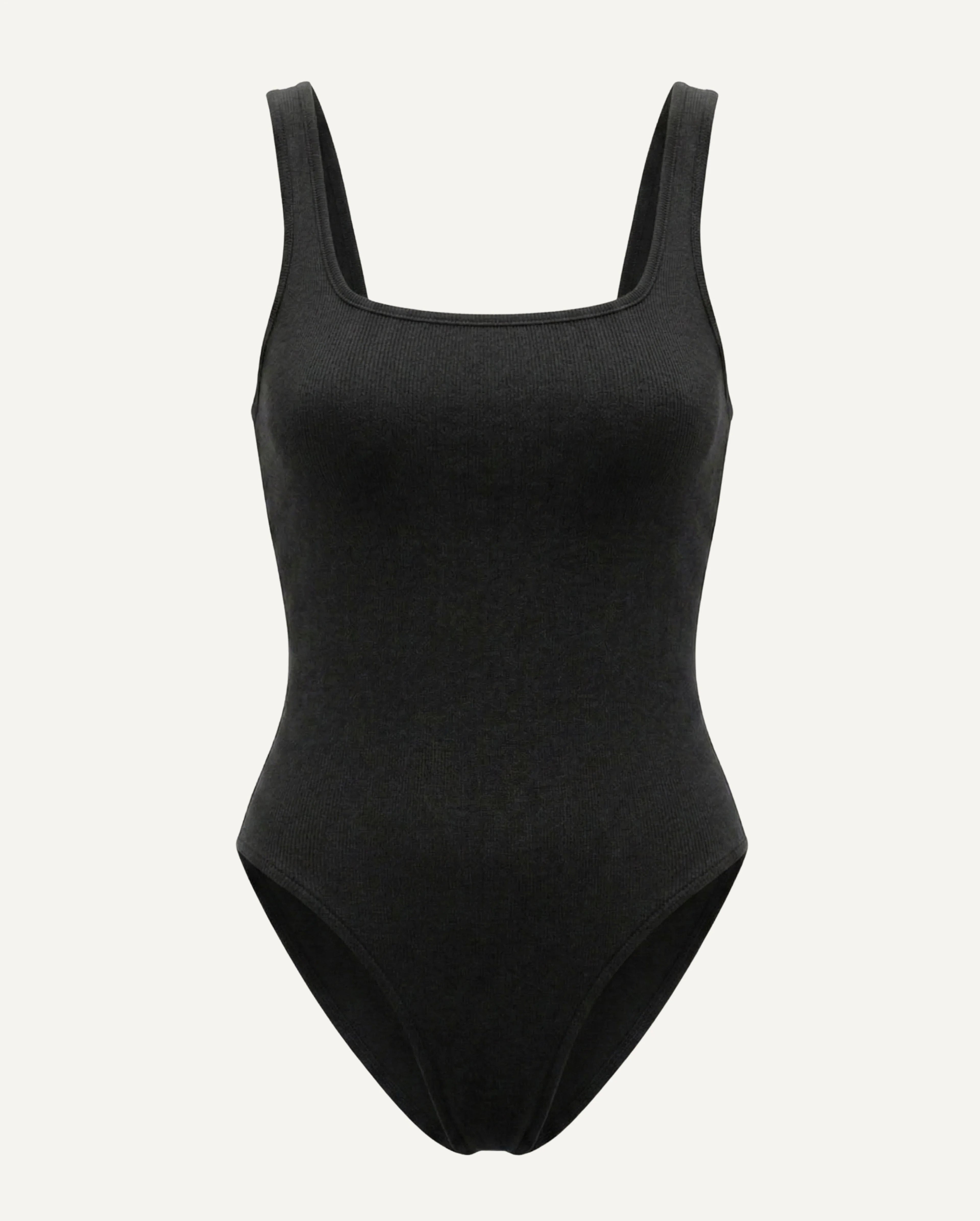 Women's Merino Wool Swimsuit – Black-0