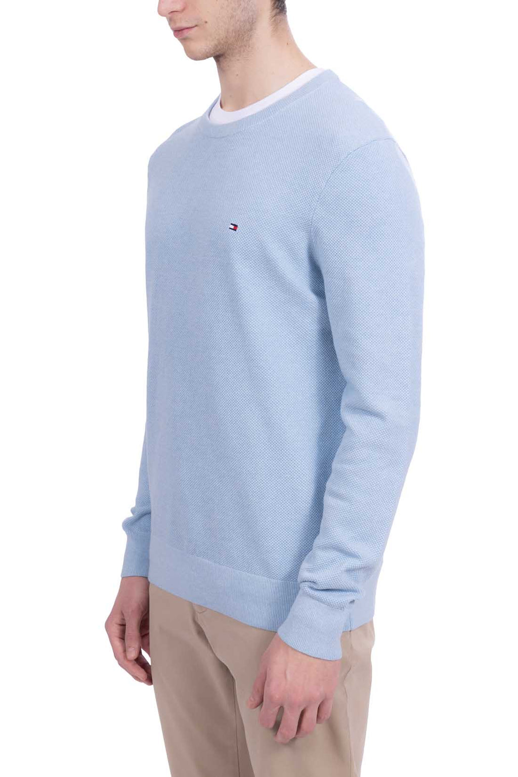 TOMMY HILFIGER - Men's pure cotton sweater with logo-21