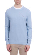 TOMMY HILFIGER - Men's pure cotton sweater with logo-3
