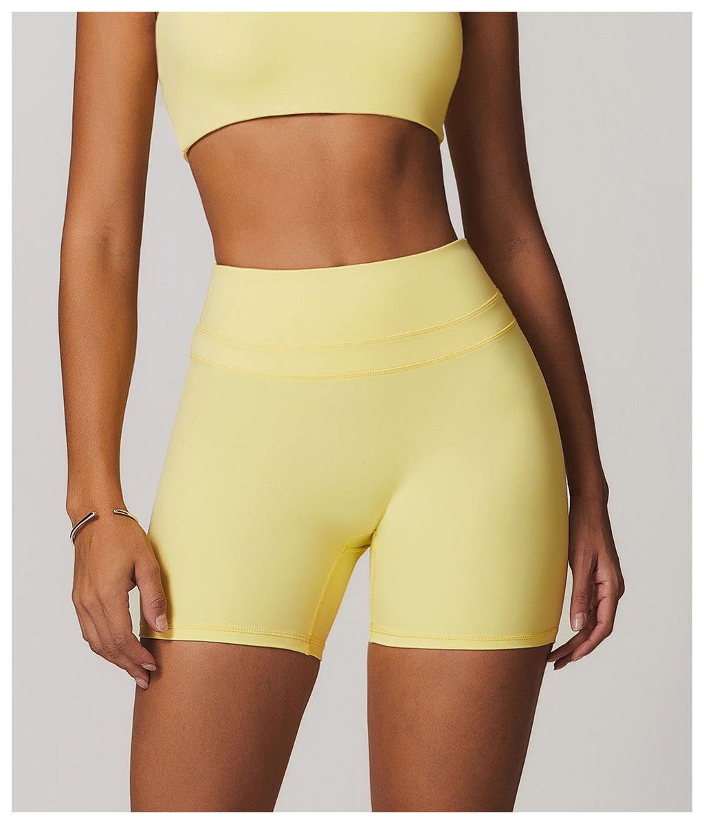 High-Rise Yoga Shorts-0