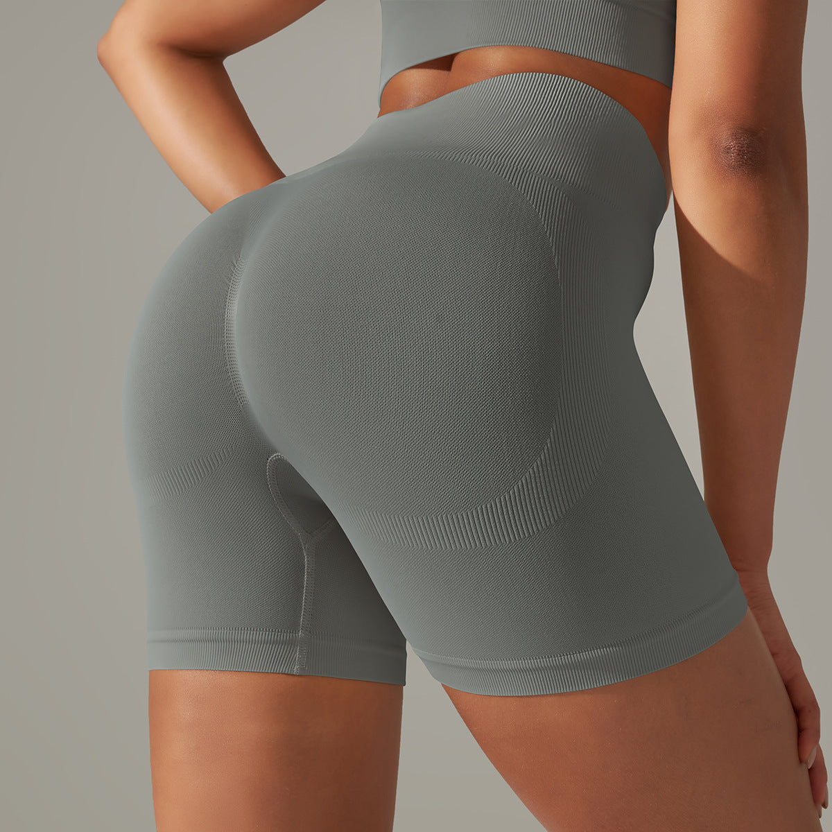 Sculpting High Waist Shorts-7