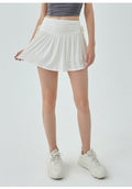 Drawstring Tennis Skirt-0