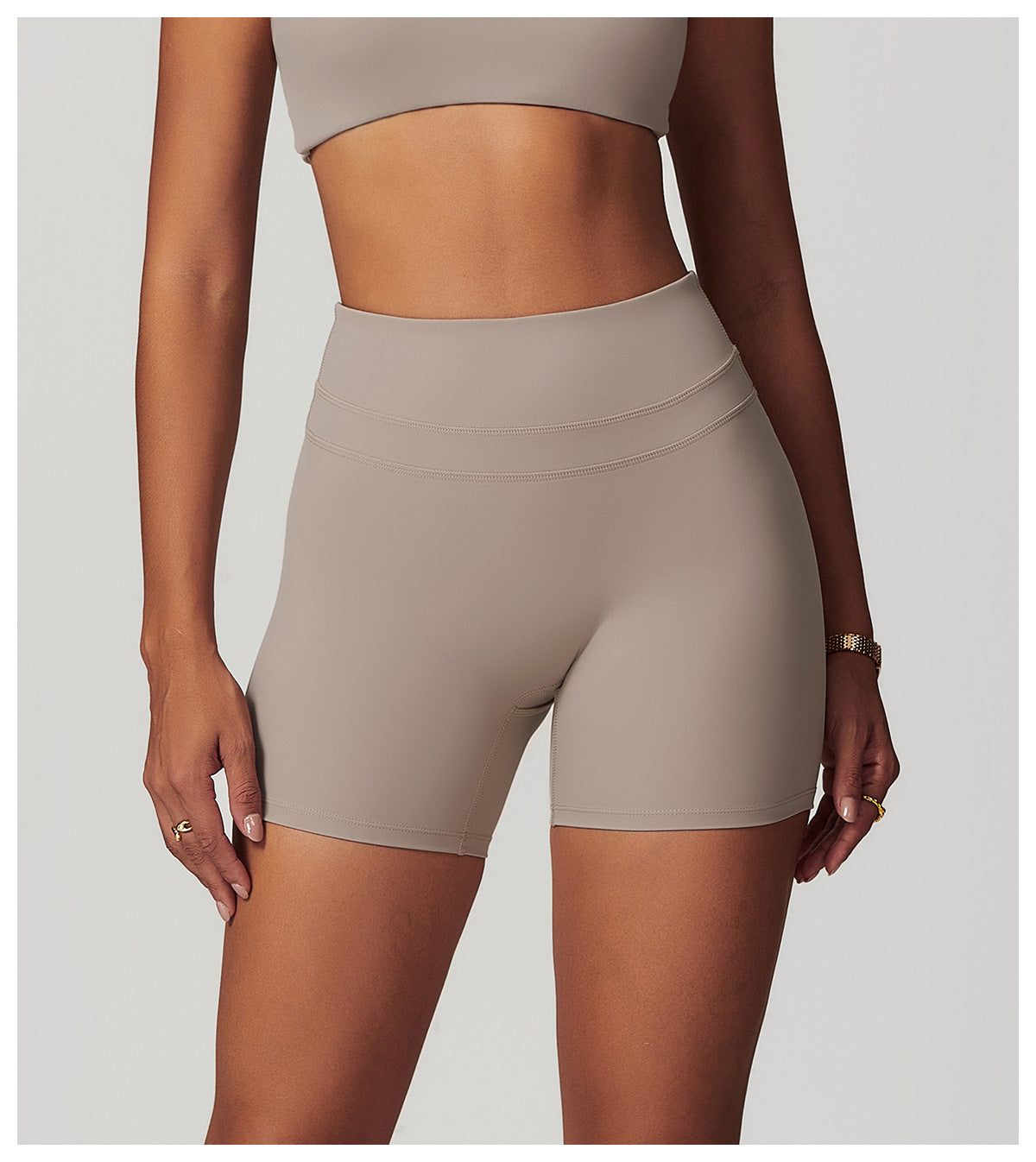 High-Rise Yoga Shorts-6