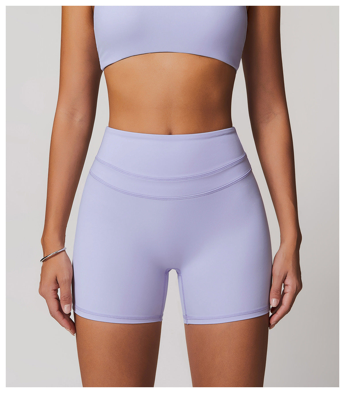 High-Rise Yoga Shorts-3