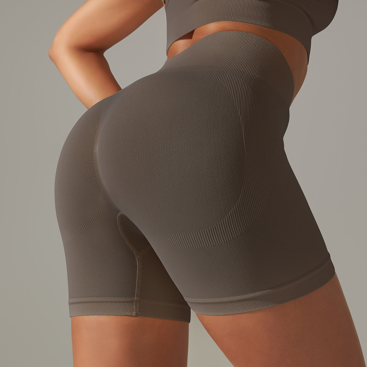 Sculpting High Waist Shorts-8