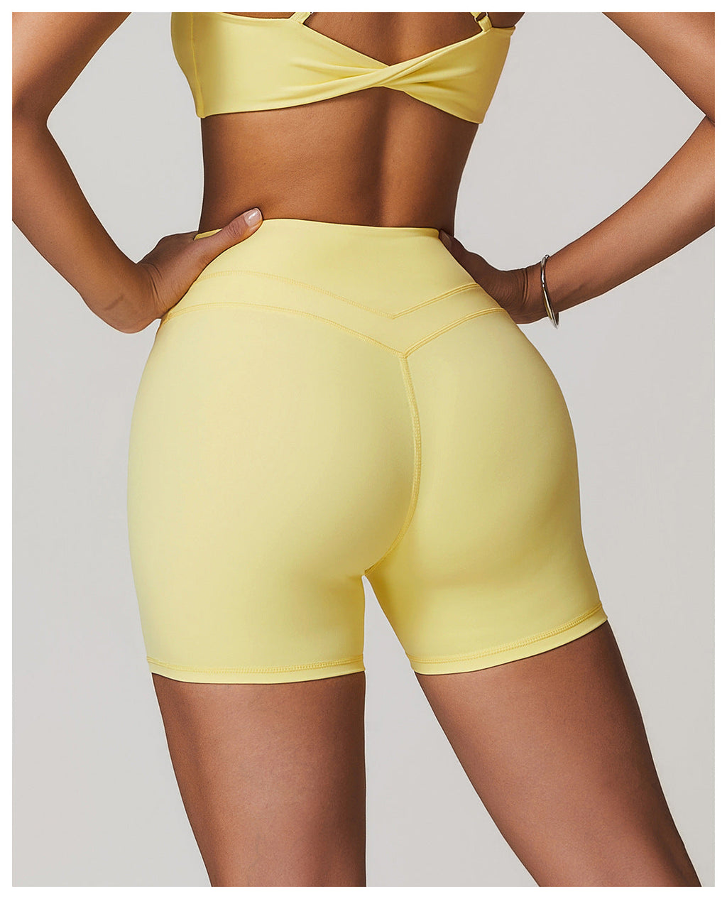 High-Rise Yoga Shorts-2