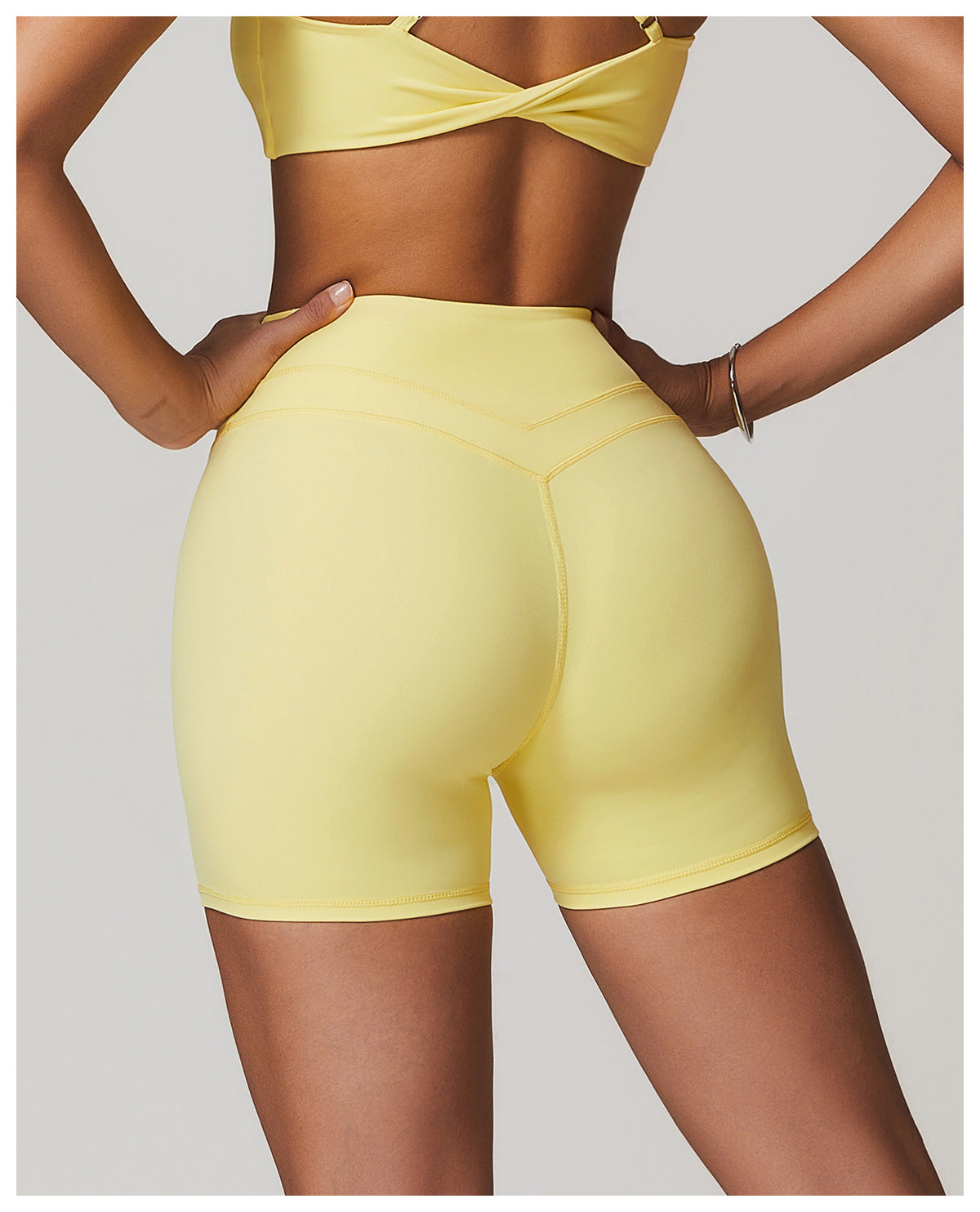 High-Rise Yoga Shorts-2