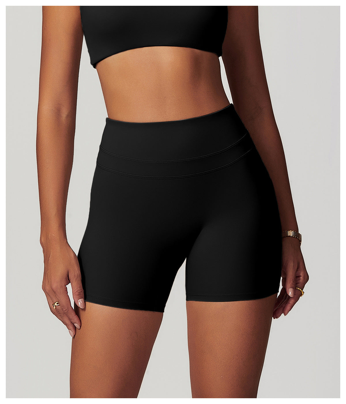 High-Rise Yoga Shorts-5