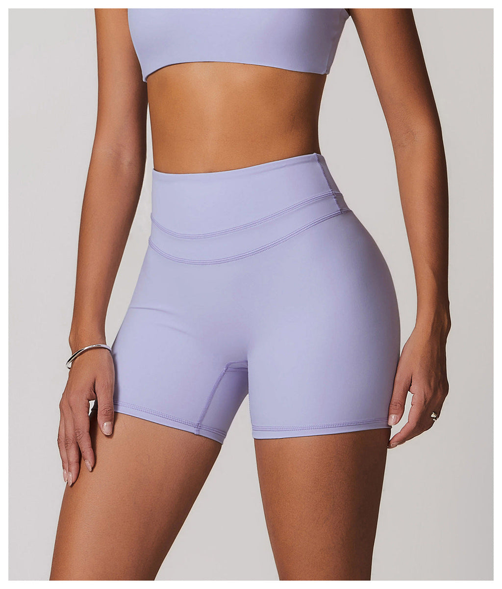 High-Rise Yoga Shorts-4