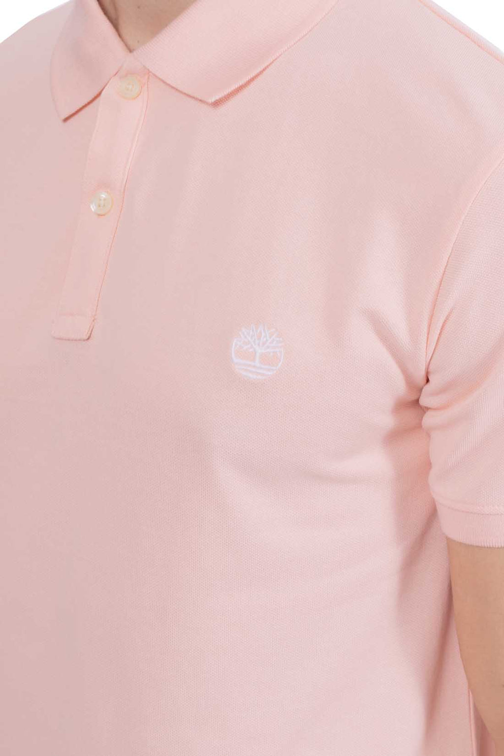TIMBERLAND - Men's slim logo polo shirt-4