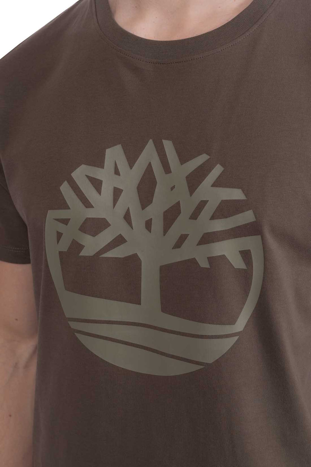 TIMBERLAND - Men's regular T-shirt with logo-0