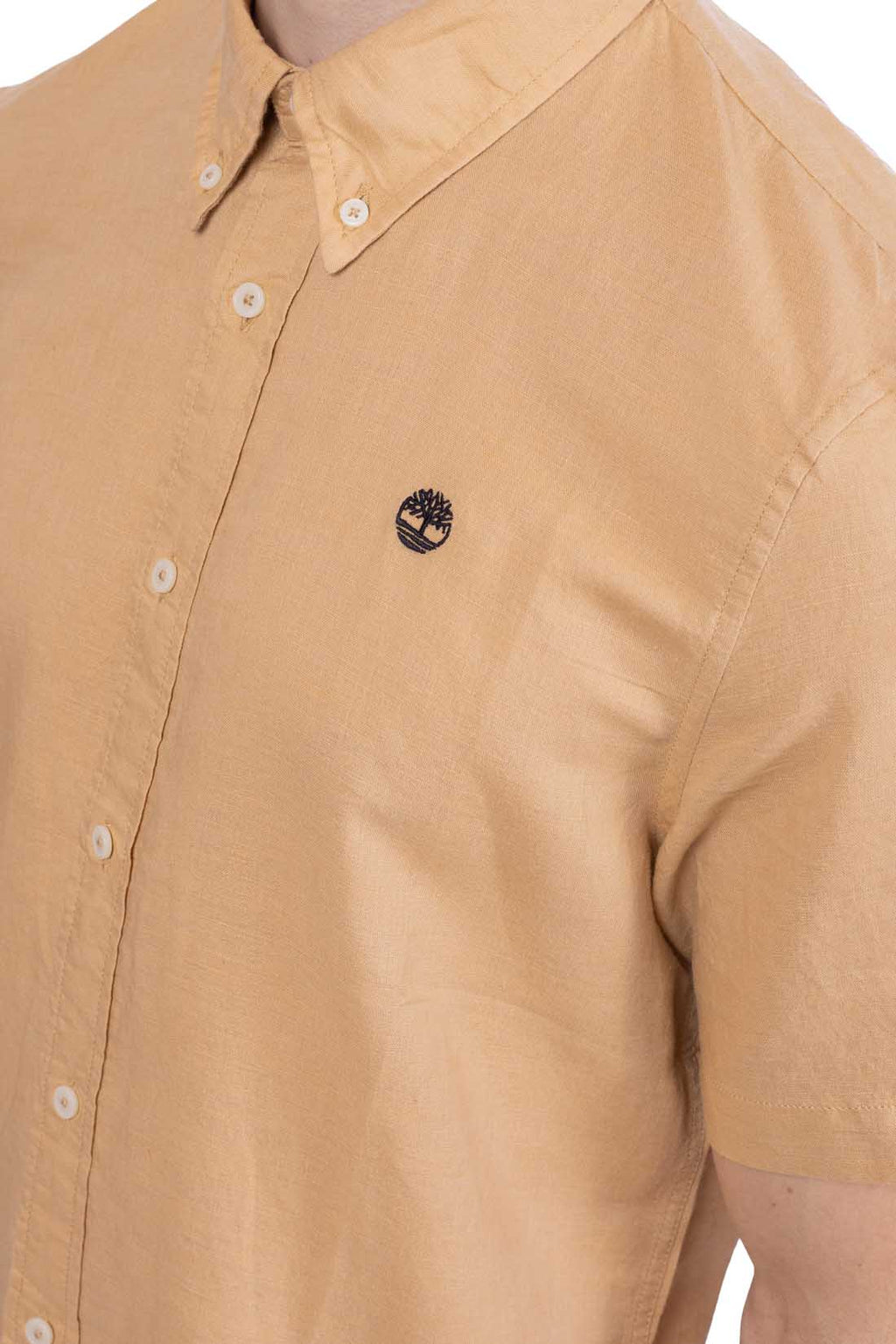 TIMBERLAND - Men's slim shirt in linen blend-4