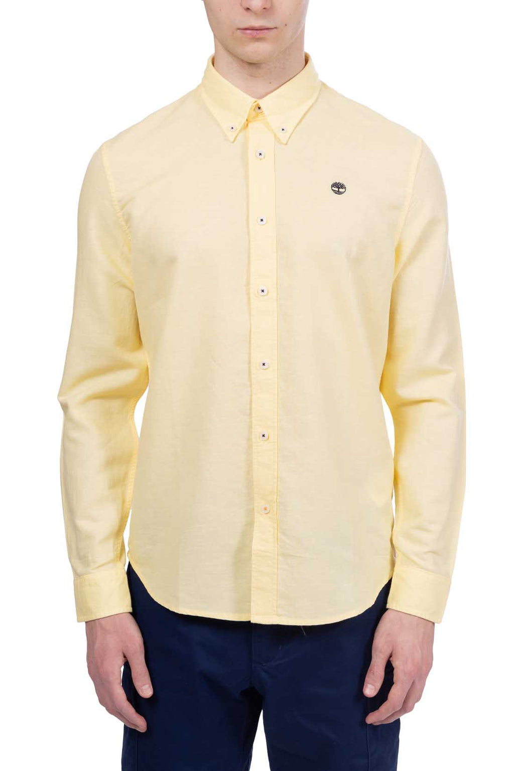 TIMBERLAND - Men's slim linen blend shirt-19