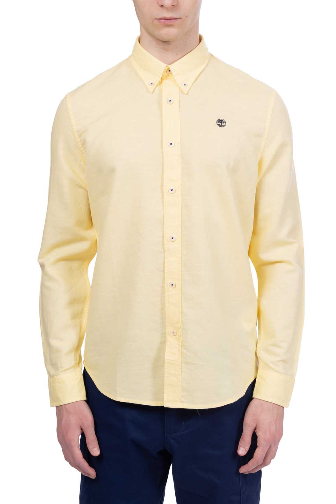 TIMBERLAND - Men's slim linen blend shirt-19