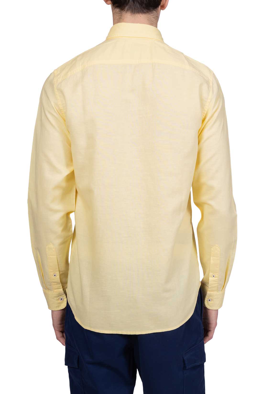 TIMBERLAND - Men's slim linen blend shirt-6